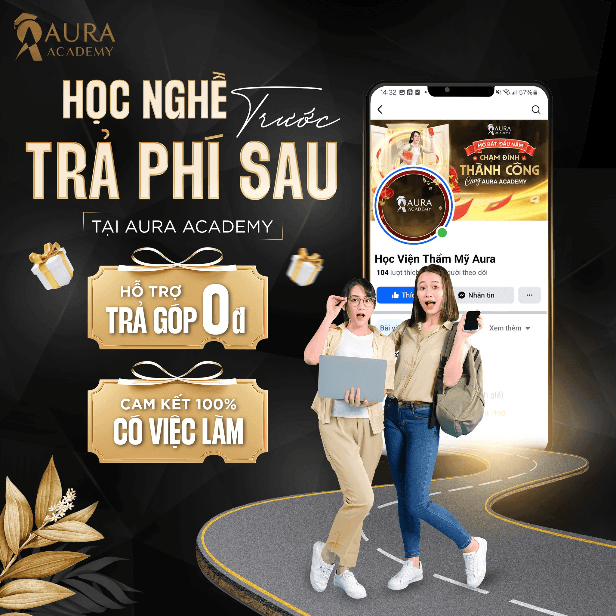 Chương Trình "Học Nghề Trước - Trả Phí Sau" tại Aura Academy: Cơ Hội Vàng Cho Tương Lai Sự Nghiệp