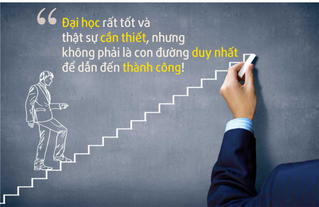 không có bằng đại học thì làm gì